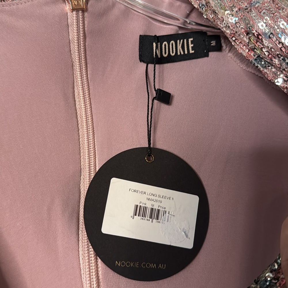 Nookie Forever Long Sleeve Sequin Mini Dress - Picture 5 of 10